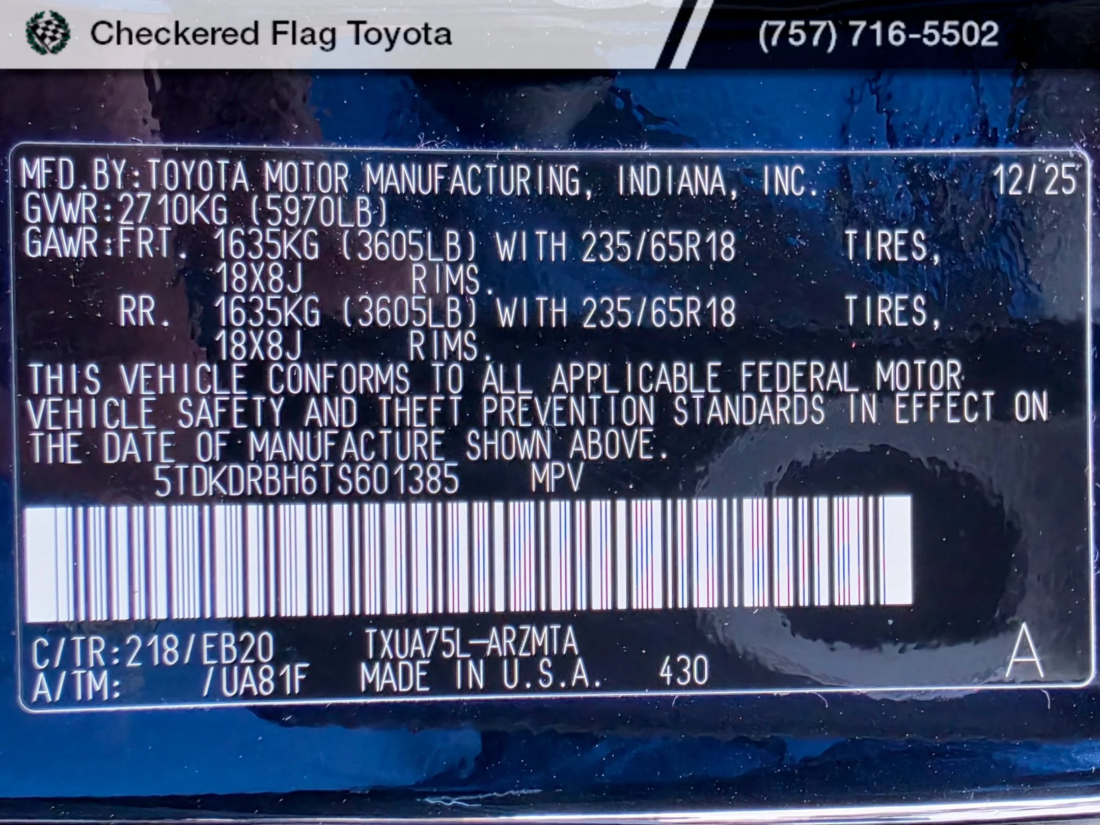 Certified Used 2026 Midnight Black Metallic Toyota XLE image 22