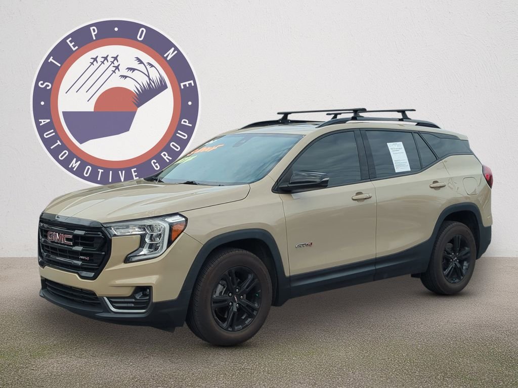 Used 2022 Beige GMC AT4 image 1
