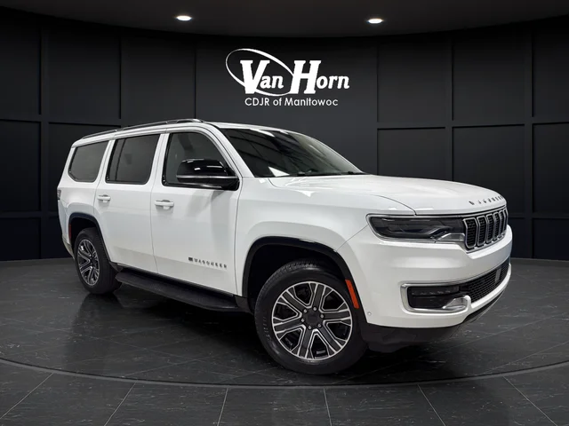 Used 2024 Bright White Clearcoat Jeep Base image 1