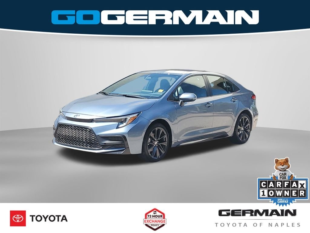 Used 2024 Silver Toyota SE image 1