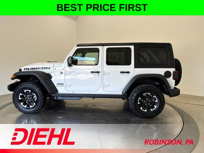 New 2026 Bright White Clear-Coat Exterior Paint Jeep Rubicon image 4