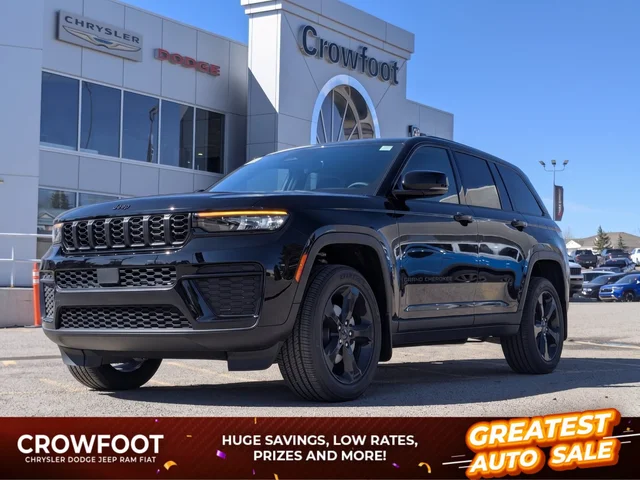 2026 Jeep Grand Cherokee Altitude - - Power Sunroof - 20 Gloss Black Wheels - Capri Leatherette/Suede - Remote Start & More!