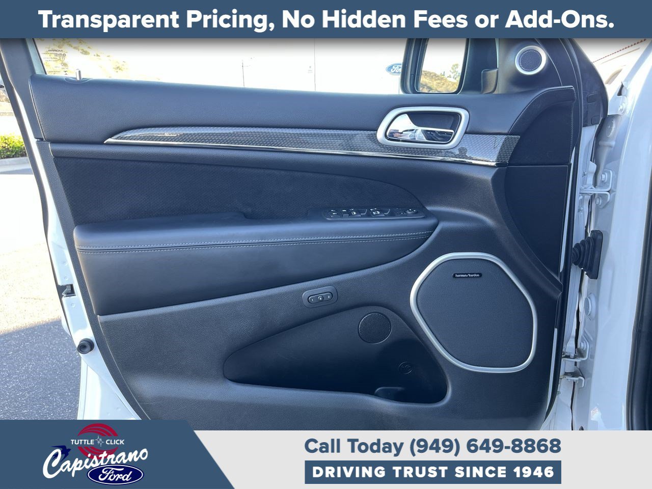 Used 2018 Bright White Clearcoat Jeep Trackhawk image 30