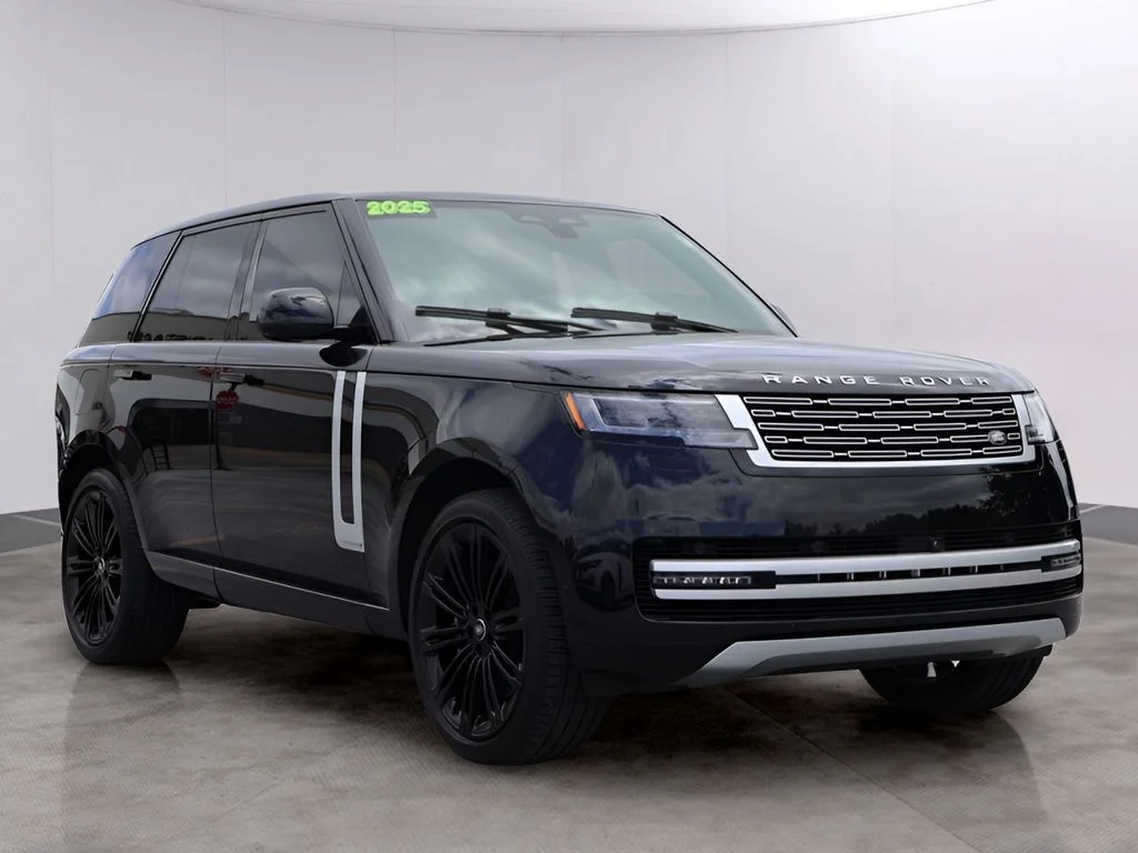 Certified Used 2025 Santorini Black Metallic Land Rover Autobiography image 3