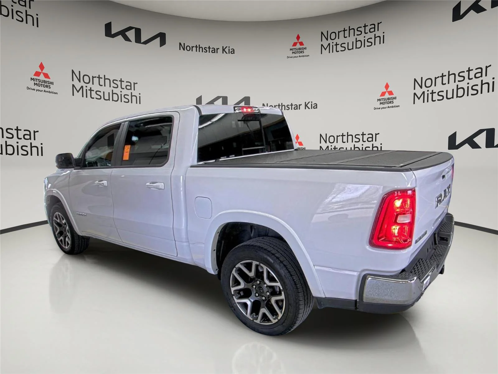Used 2025 Bright White Clearcoat Ram Laramie image 3
