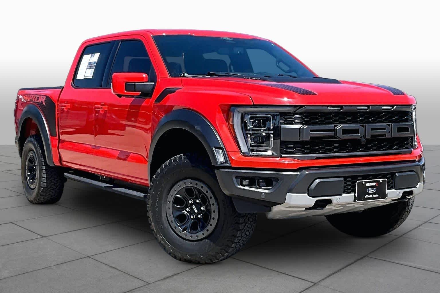 Certified Used 2022 Orange Ford Raptor image 3