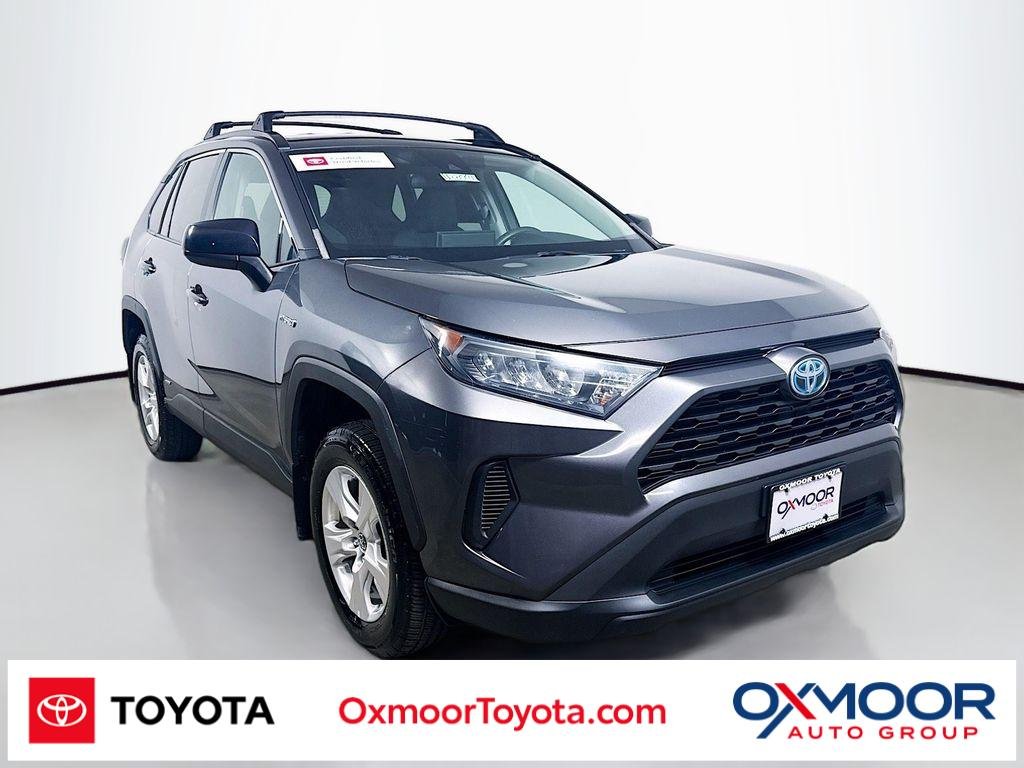 Used 2021 Magnetic Gray Metallic Toyota Hybrid LE image 1