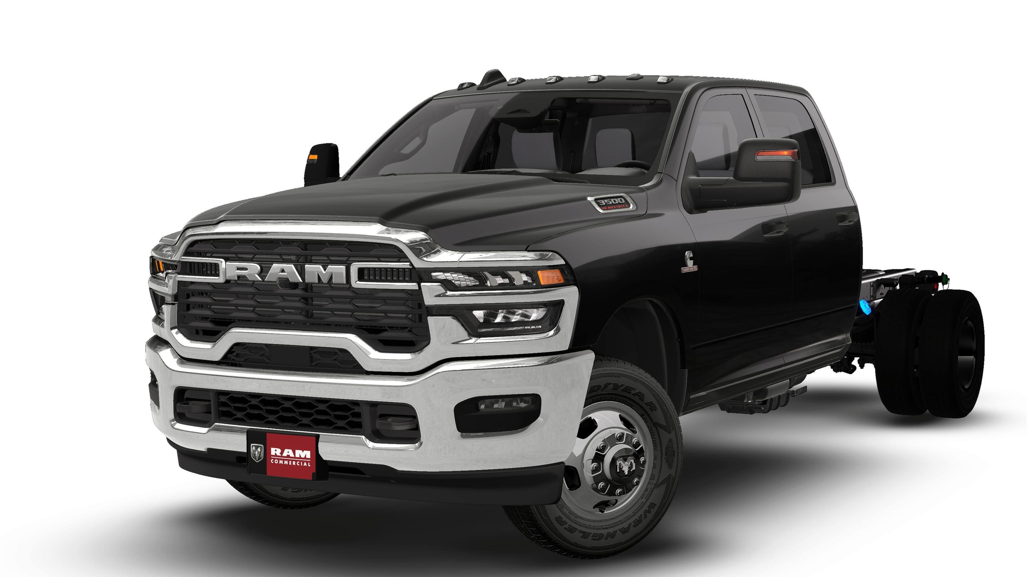 New 2026 Diamond Black Crystal Pearl-Coat Exterior Paint RAM TRADESMAN image 13