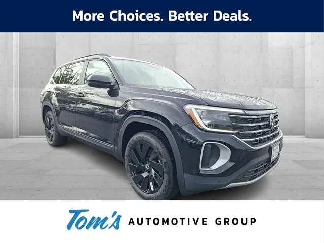 New 2026 Black Volkswagen SE w/Technology image 1