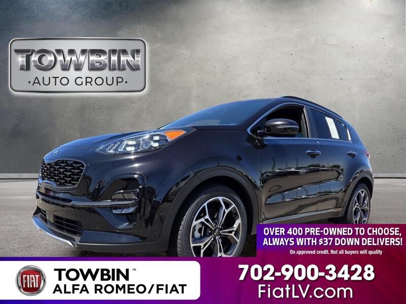 Used 2020 Black Cherry Pearl KIA SX TURBO FWD image 1