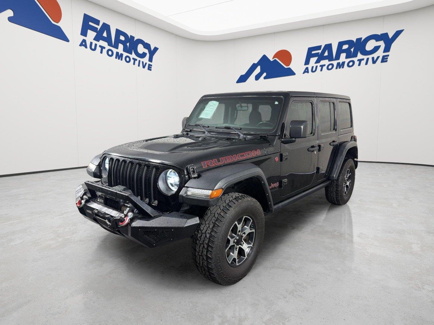 Used 2021 Black Clearcoat Jeep Unlimited Rubicon image 1
