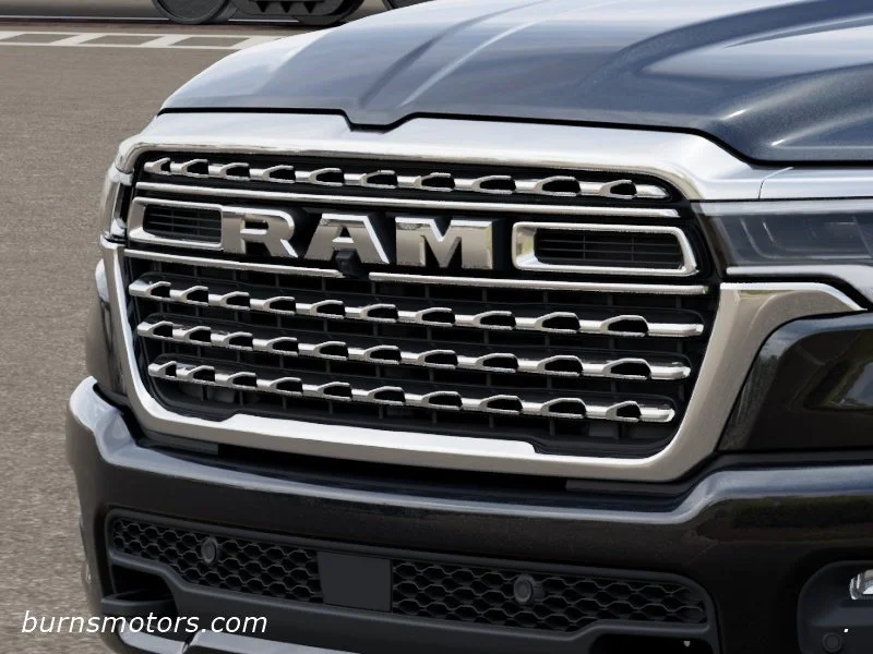 New 2026 Diamond Black Crystal Pearl-Coat Exterior Paint RAM Longhorn image 11