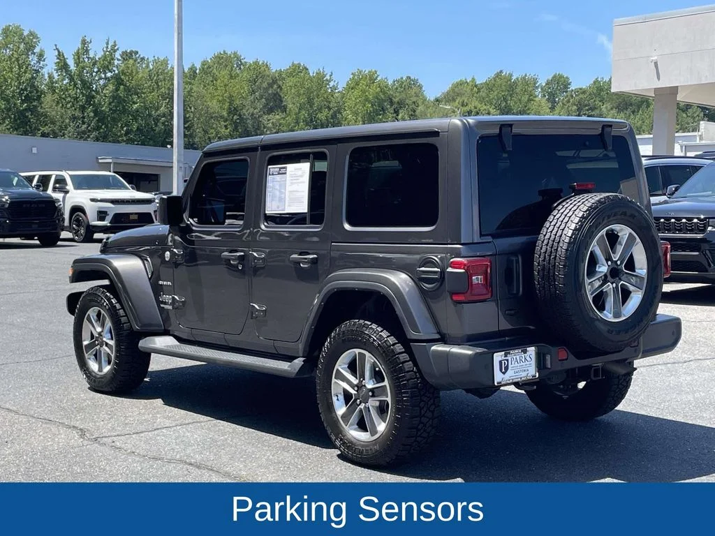 Used 2021 Gray Jeep Unlimited Sahara image 6
