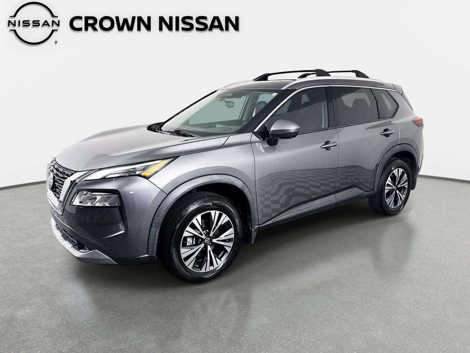Used 2021 Gun Metallic Nissan SV image 1