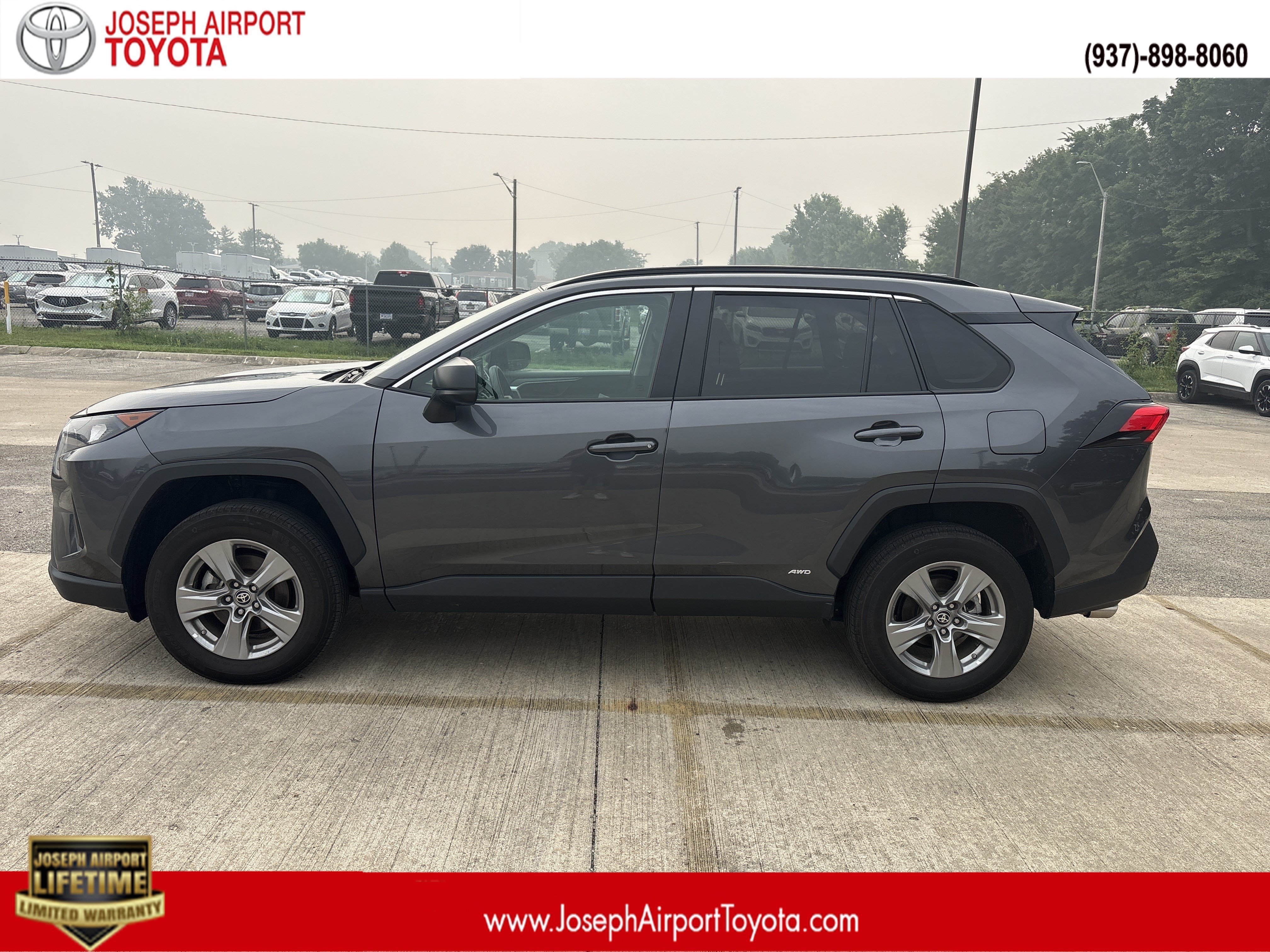 Used 2022 Magnetic Gray Metallic Toyota Hybrid LE image 1