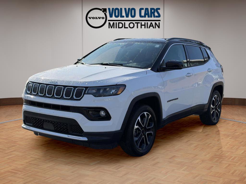 Used 2022 Bright White Clearcoat Jeep Limited image 24
