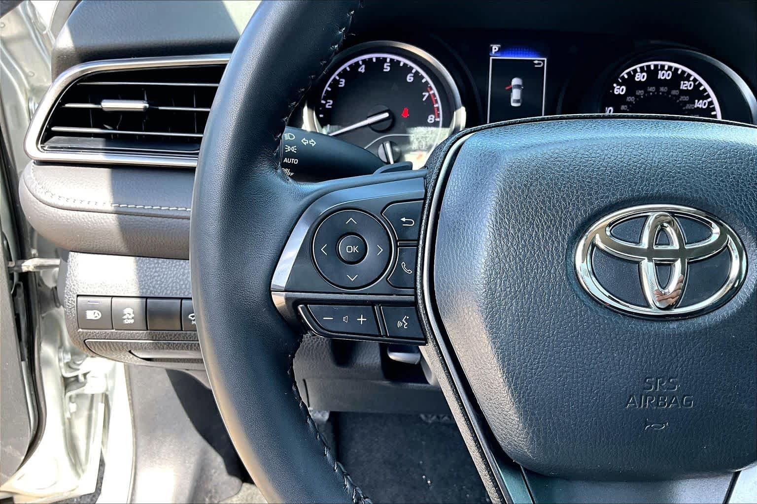 Used 2024 Celestial Silver Metallic Toyota SE image 24