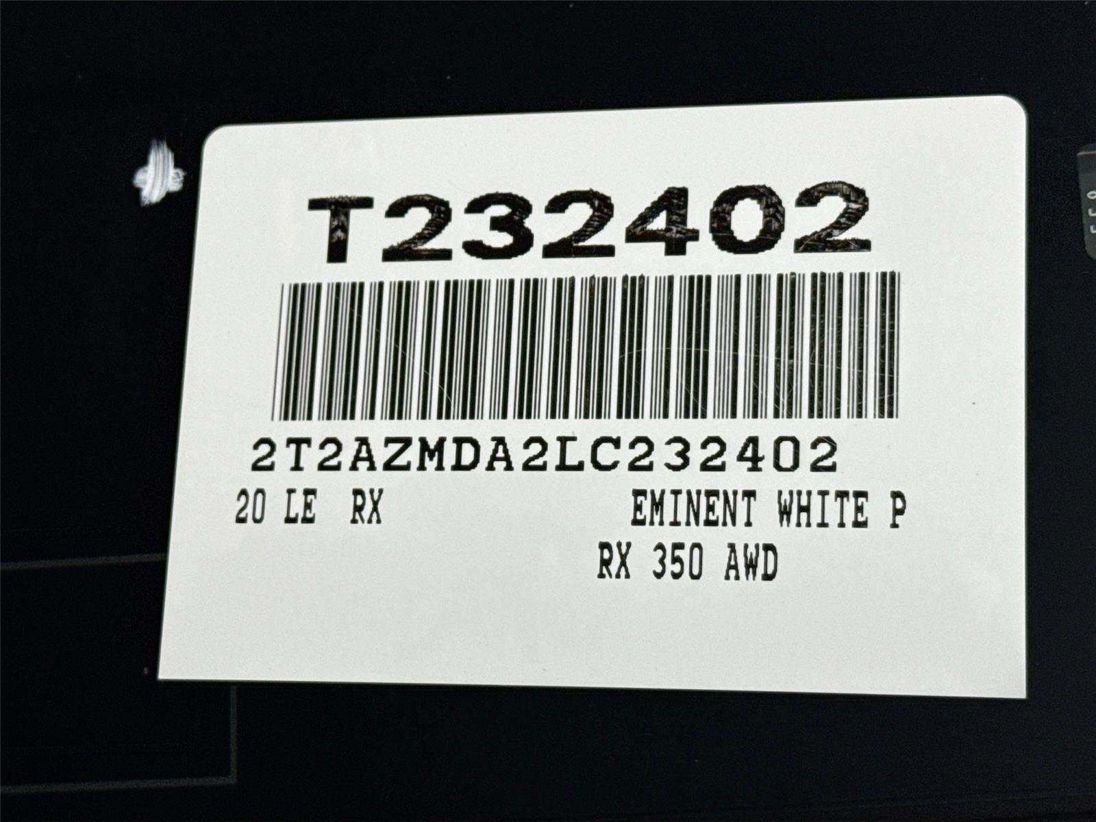 Used 2020 Eminent White Pearl Lexus RX 350 image 45