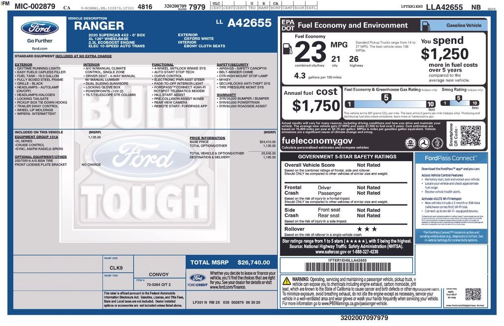 Used 2020 Oxford White Ford XL image 4