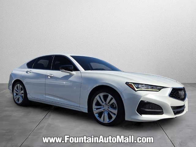 Used 2023 Platinum White Pearl Acura TECH image 29