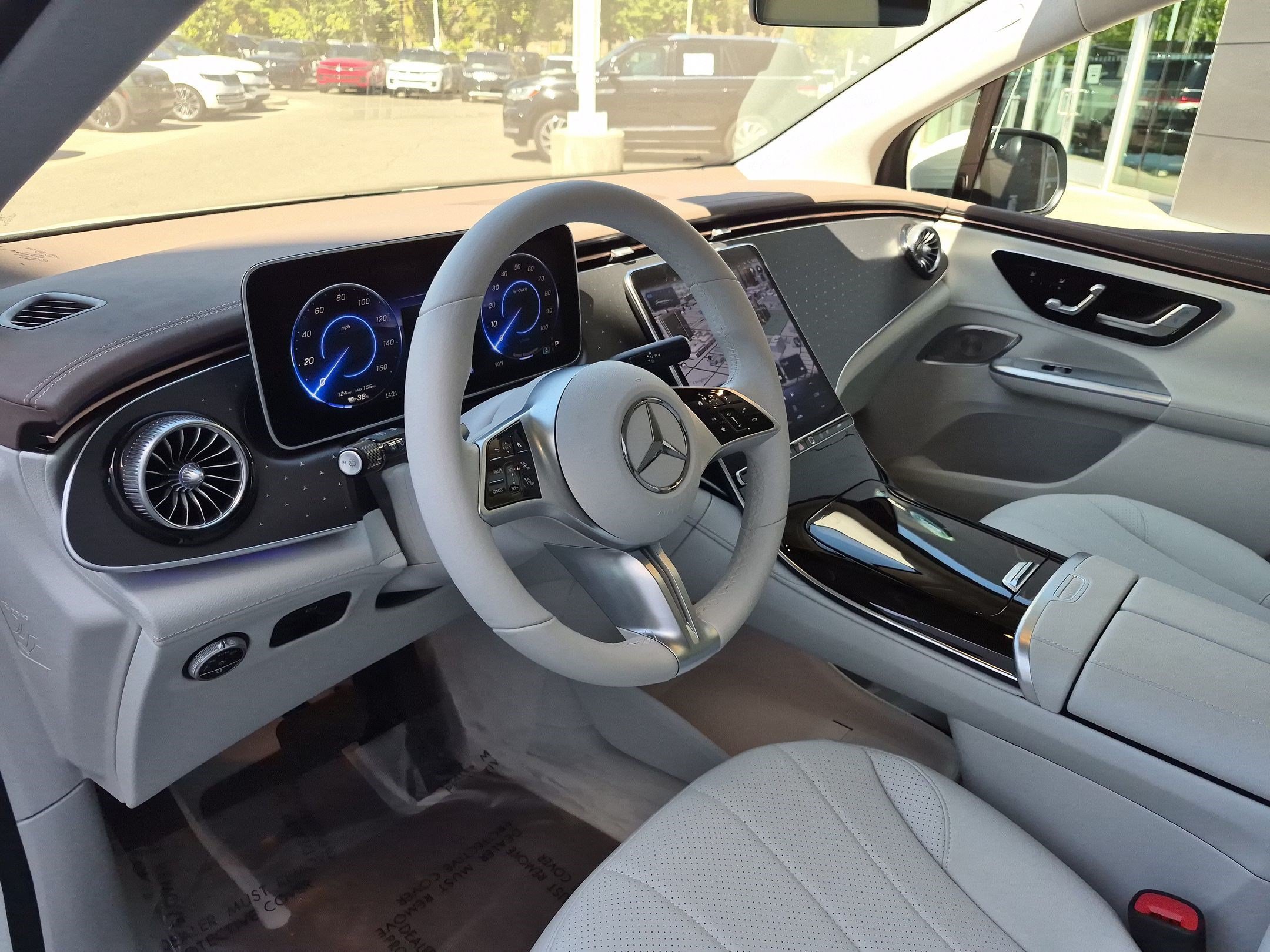 Certified Used 2023 MANUFAKTUR Diamond White Metallic Mercedes-Benz EQE 350 image 14