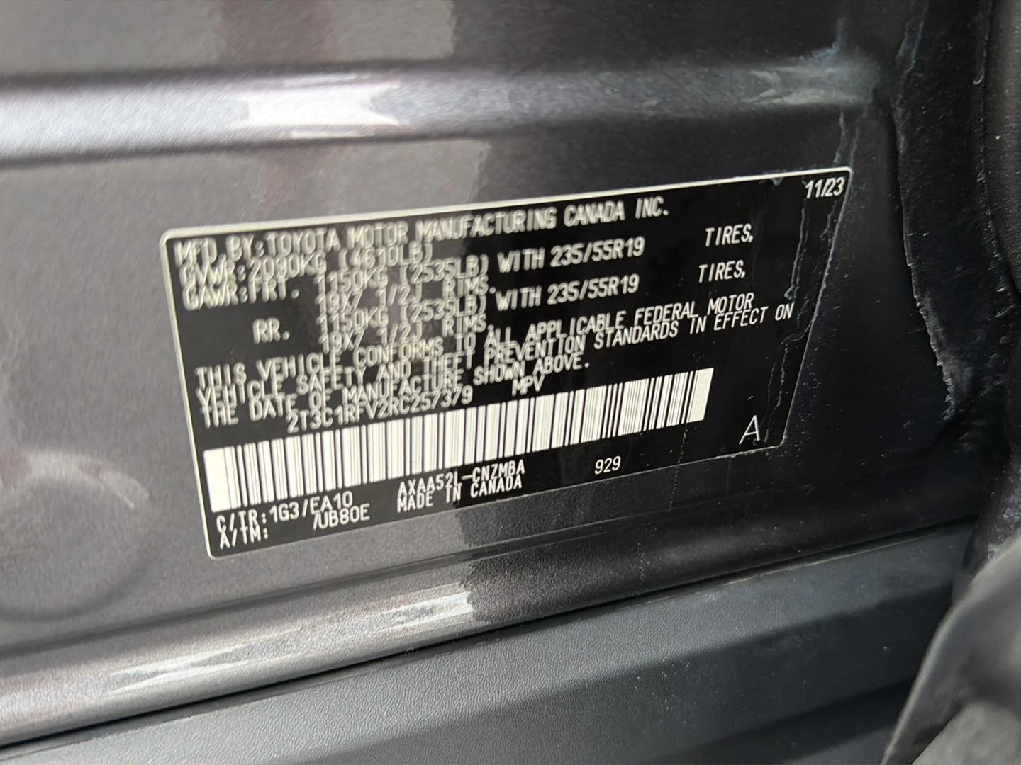 Certified Used 2024 Magnetic Gray Metallic Toyota XLE Premium image 43