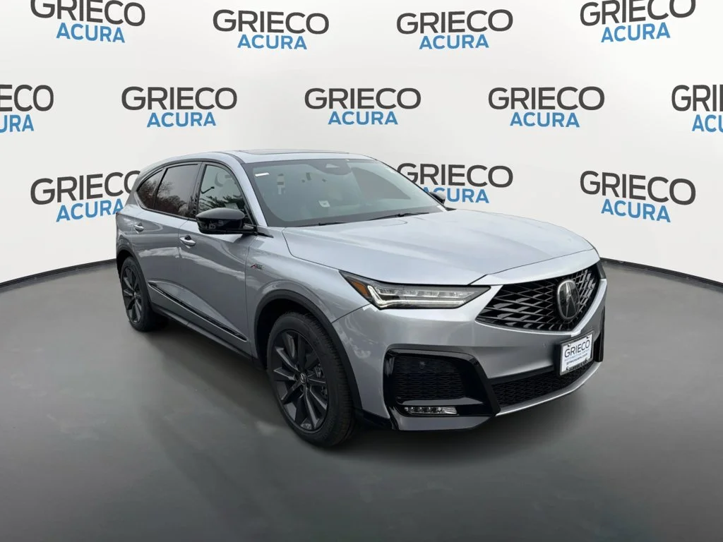 New 2026 Solar Silver Metallic Acura SH-AWD A-Spec image 1