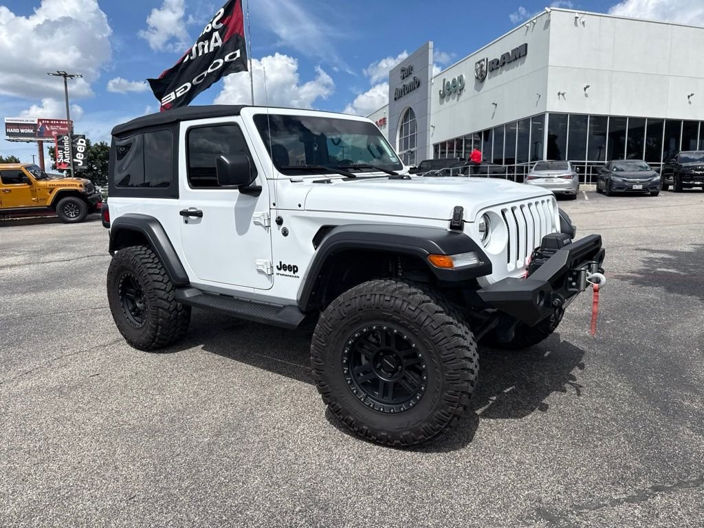 Used 2023 White Jeep Sport S image 1