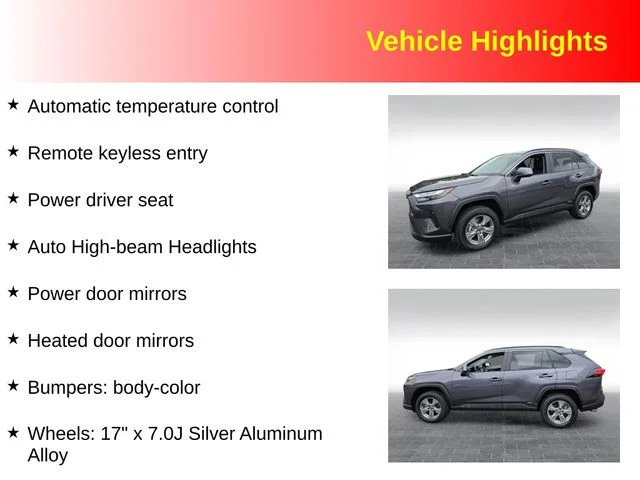 Used 2024 Gray Toyota XLE image 3