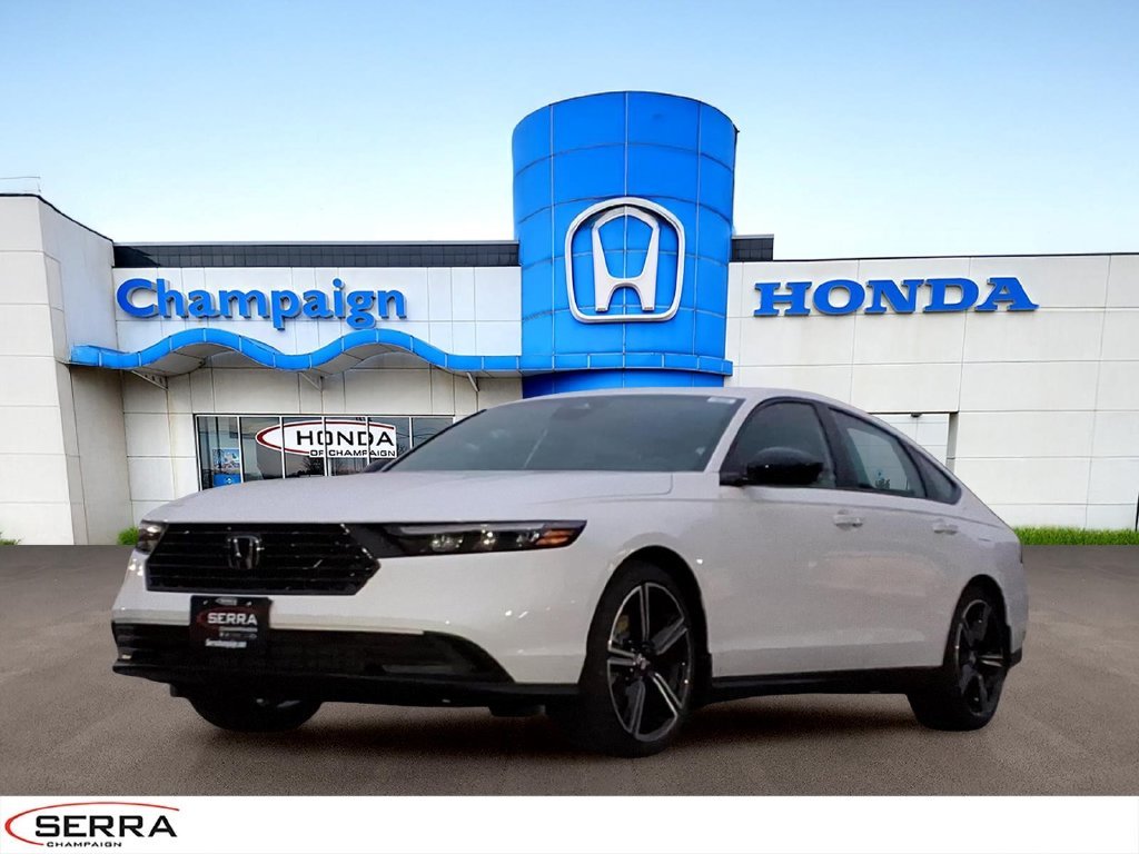 New 2026 Platinum White Pearl Honda Sport Hybrid image 1