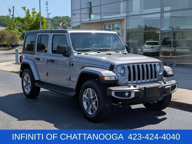 Used 2021 Silver Jeep Unlimited Sahara image 9