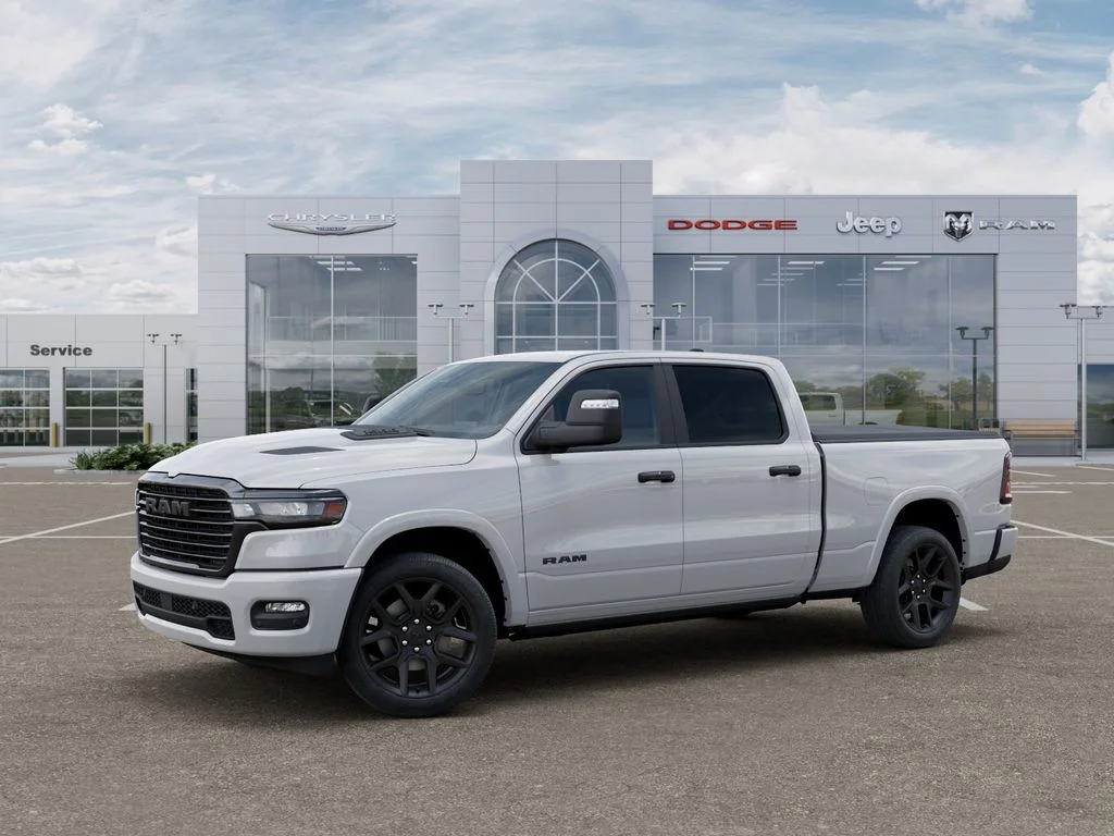 New 2026 Bright White Clear-Coat Exterior Paint RAM Laramie image 2