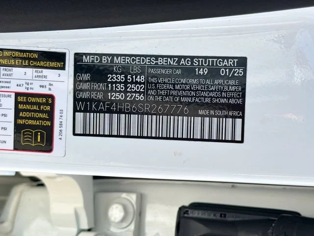 Used 2025 Polar White Mercedes-Benz C 300 image 44