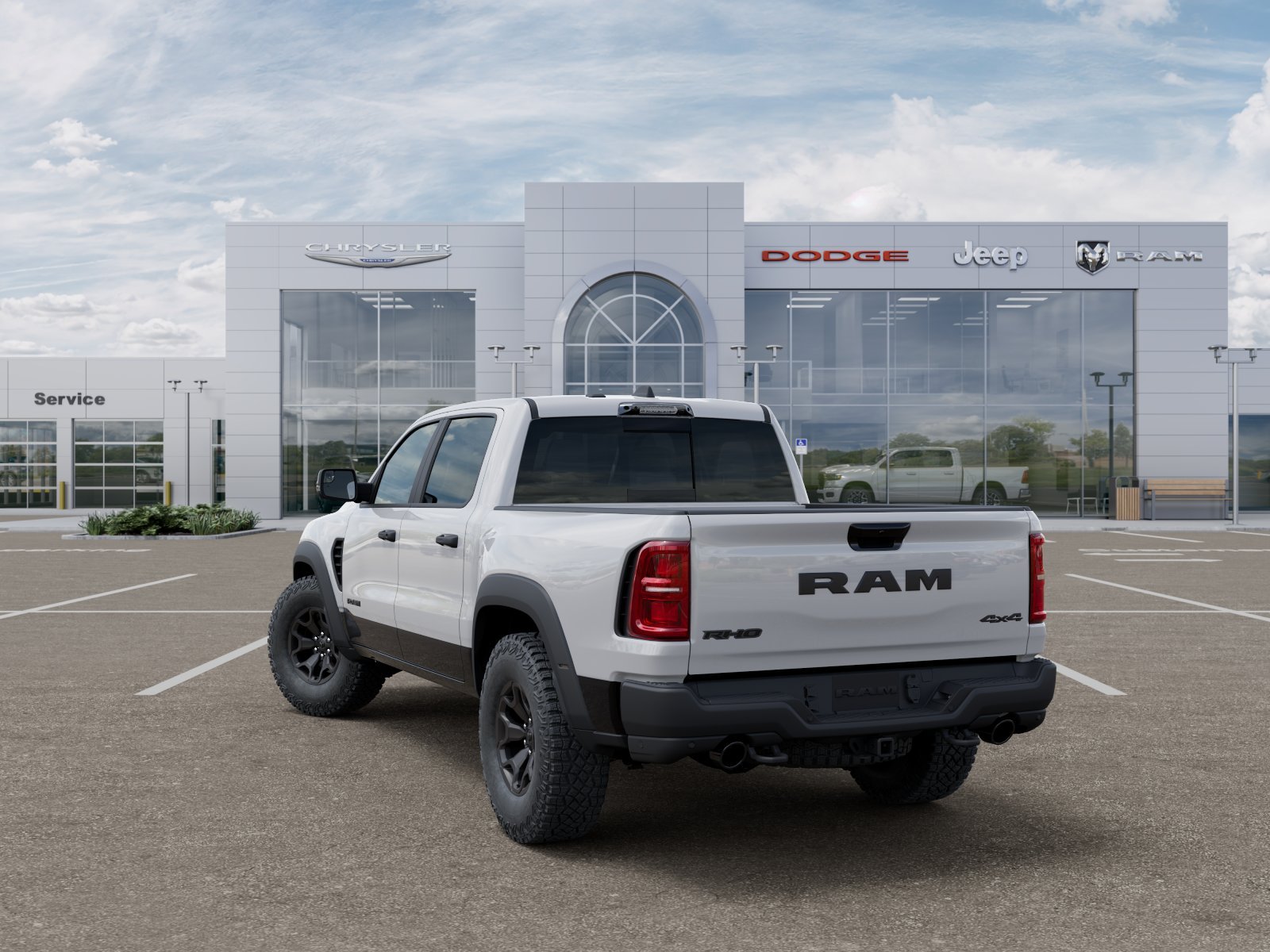 New 2026 Bright White Clear-Coat Exterior Paint RAM RHO image 18