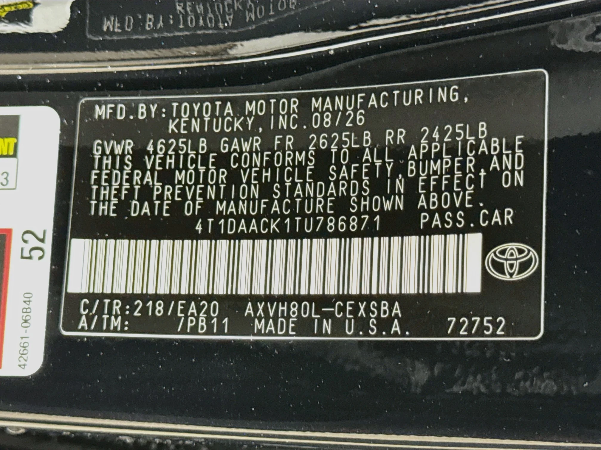 New 2026 Midnight Black Metallic Toyota SE image 29