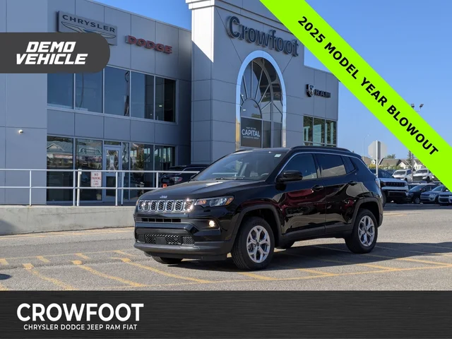 2025 Jeep Compass North - - 4x4 - Heated seats - Forward Collision Warning & More!