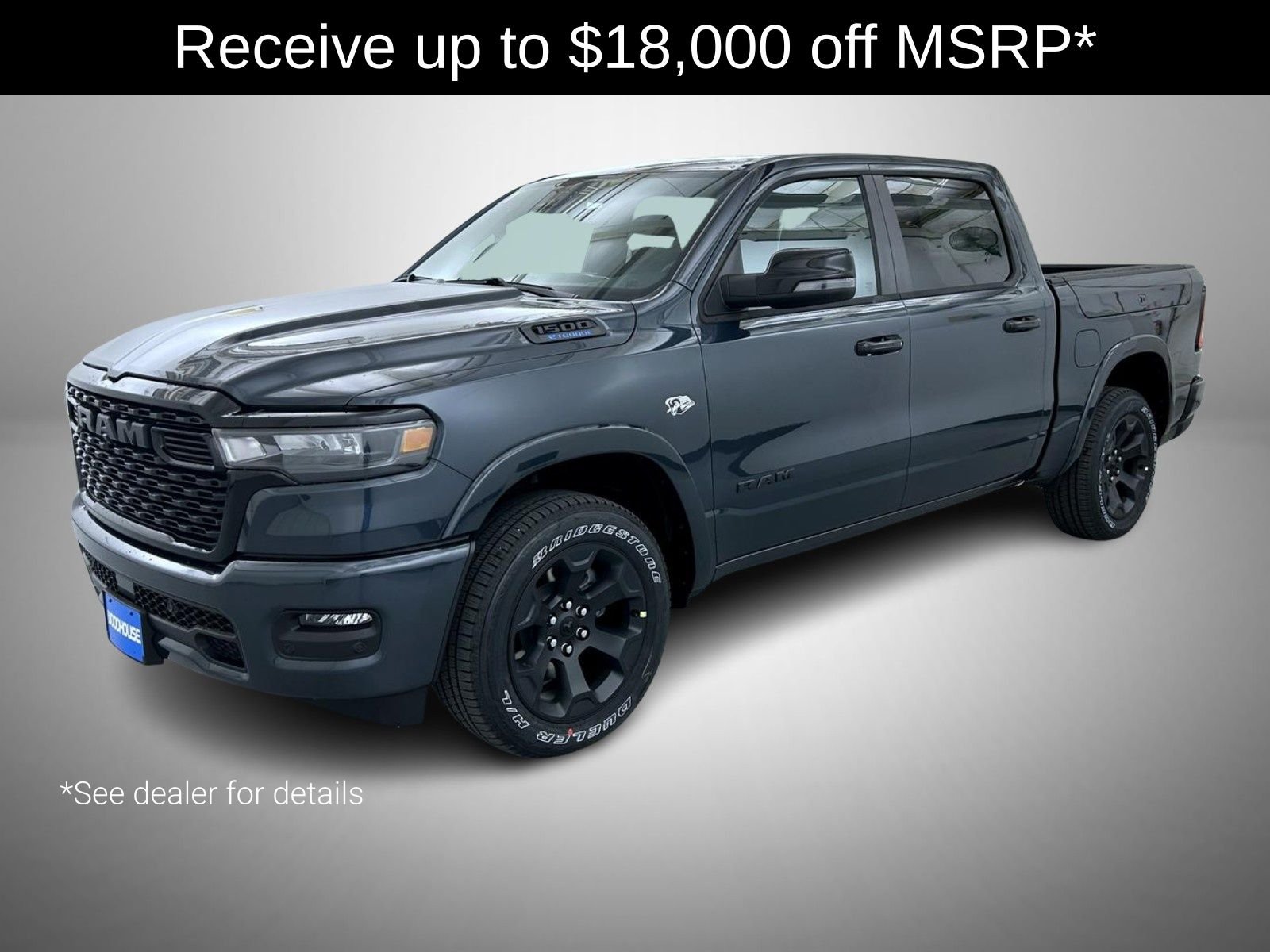 New 2026 Forged Blue Metallic Exterior Paint RAM Big Horn/Lone Star image 1