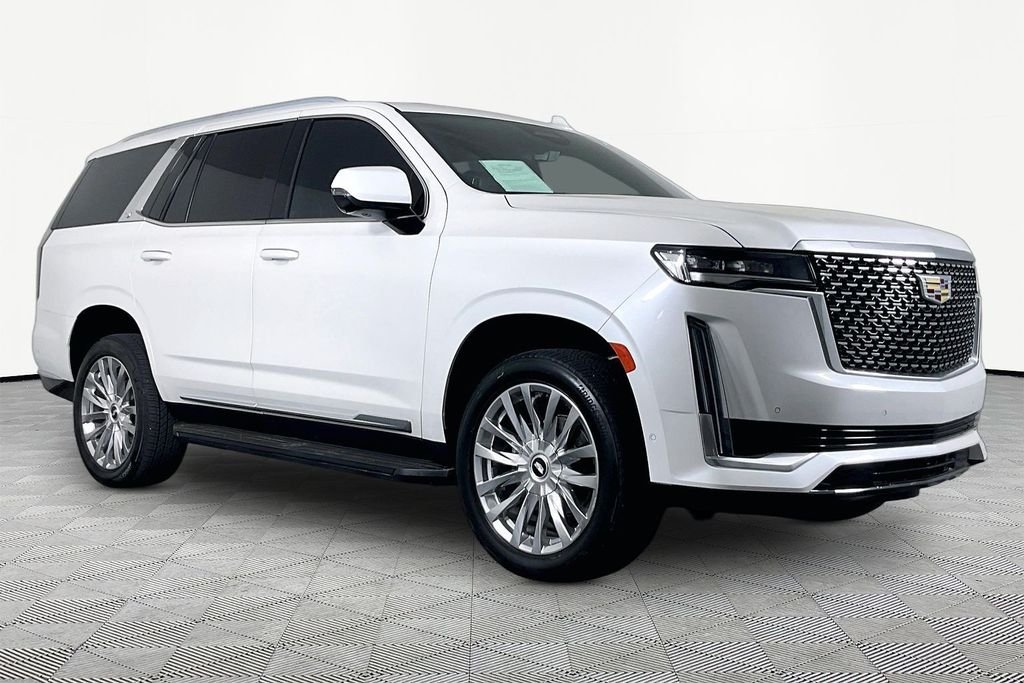 Used 2023 White Cadillac Premium Luxury image 3