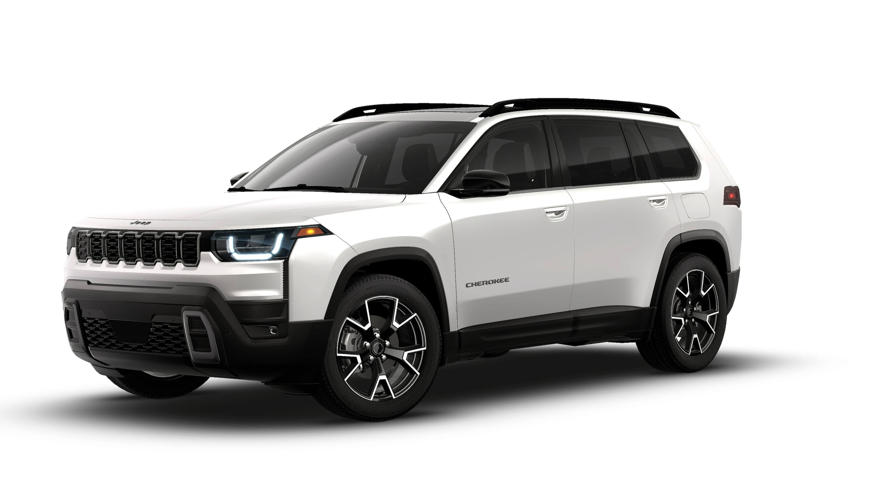 New 2026 Bright White Clear-Coat Exterior Paint Jeep Overland image 13
