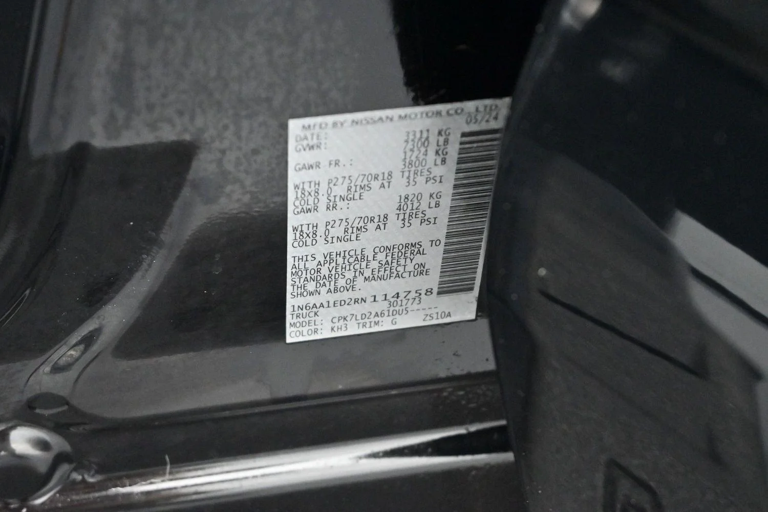 Used 2024 Super Black Nissan PRO-4X image 38