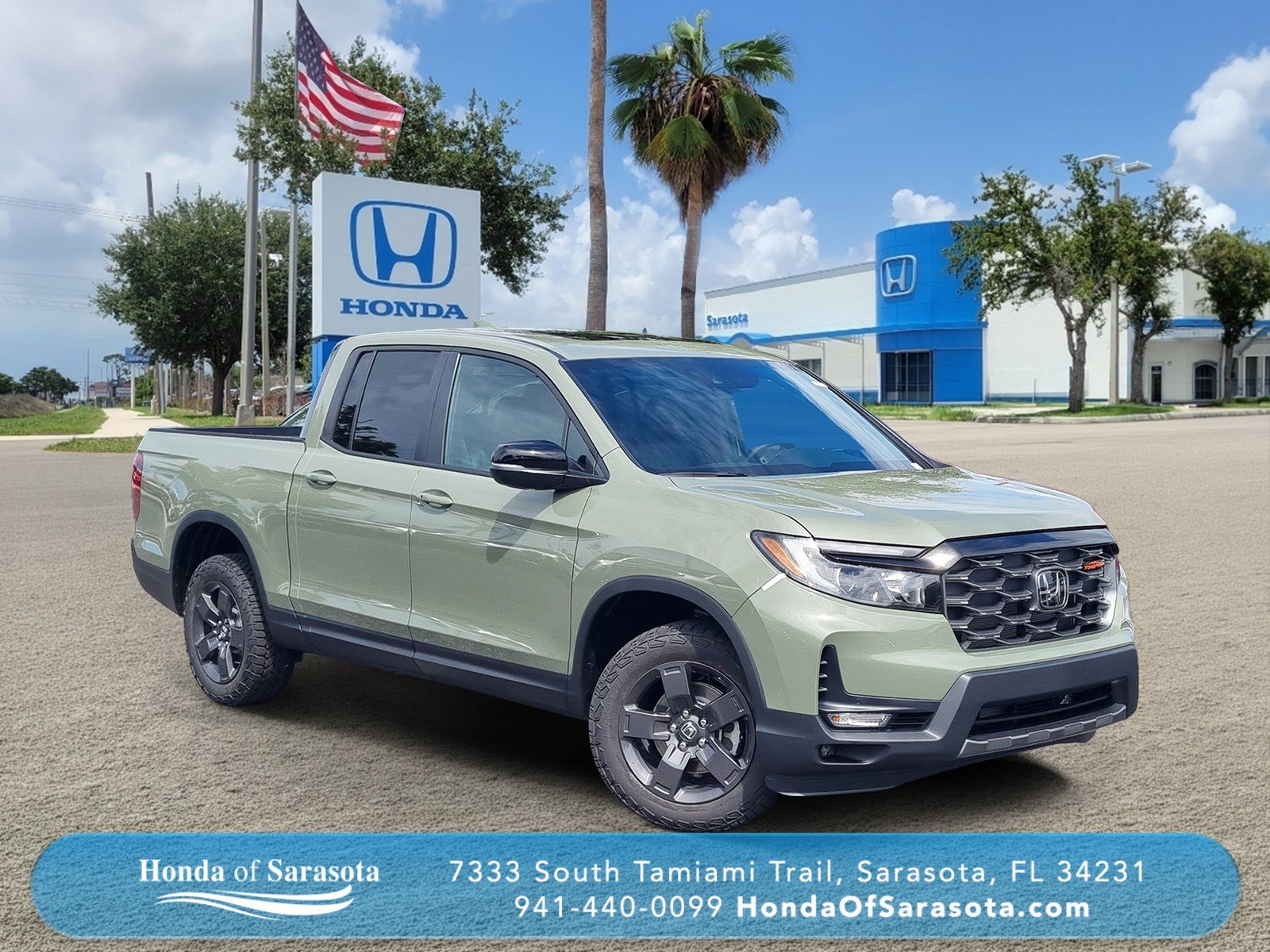 New 2026 Ash Green Metallic Honda TrailSport image 1