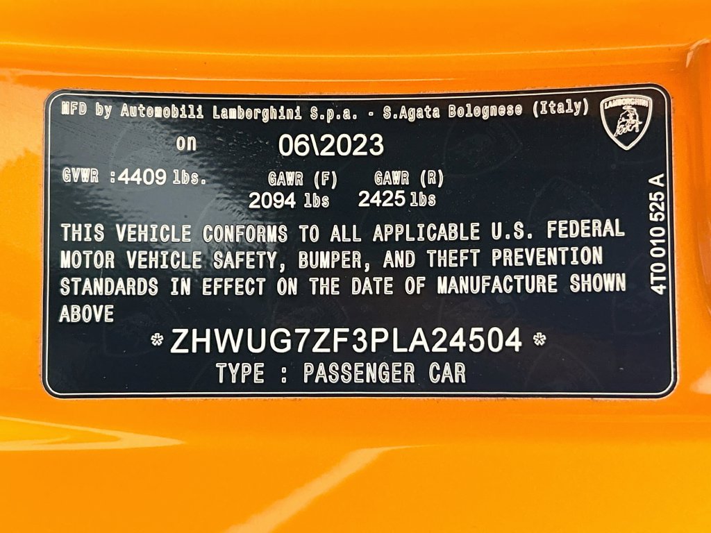 Used 2023 Orange Lamborghini  image 30