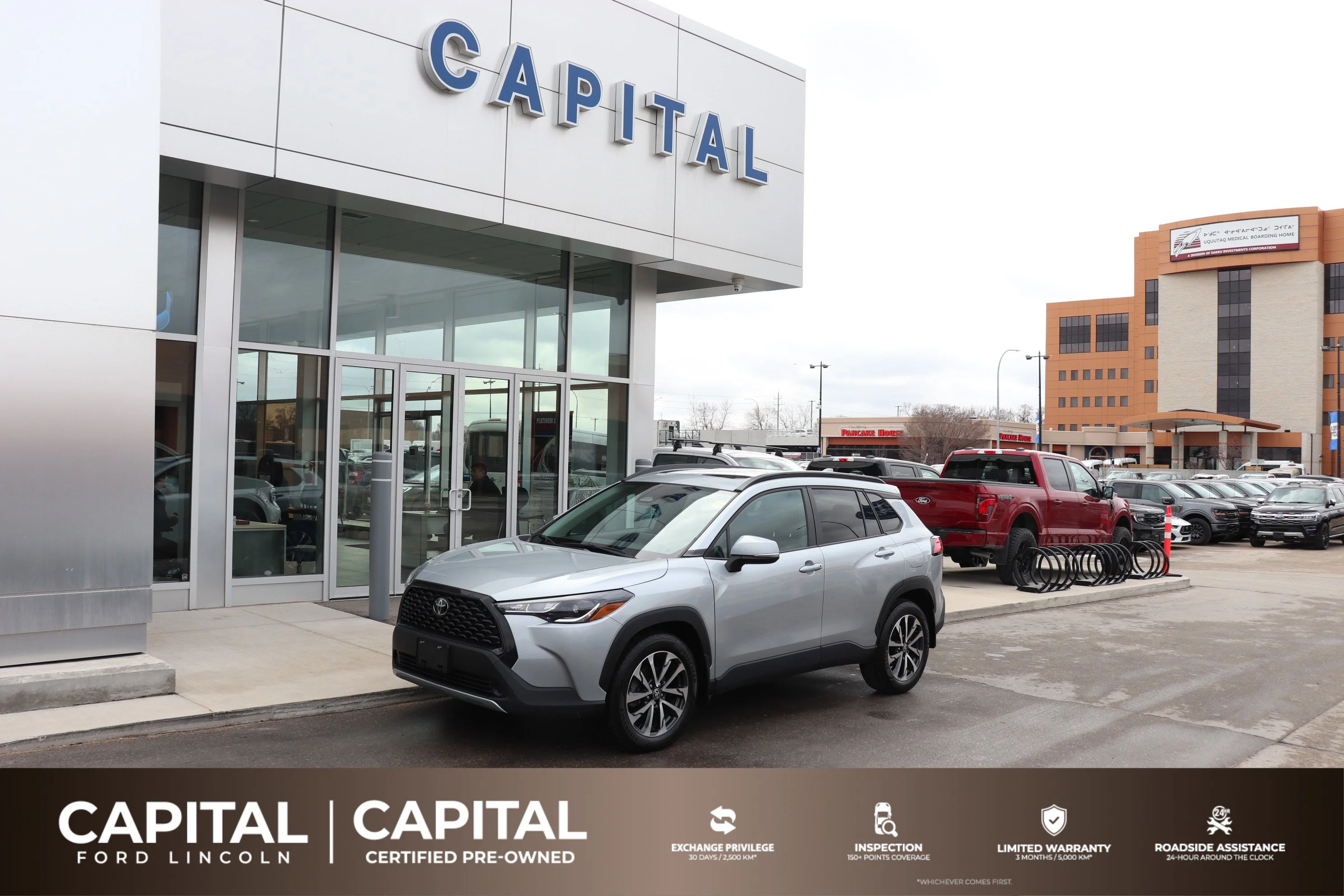 Certified Used 2024 Silver Toyota LE image 1