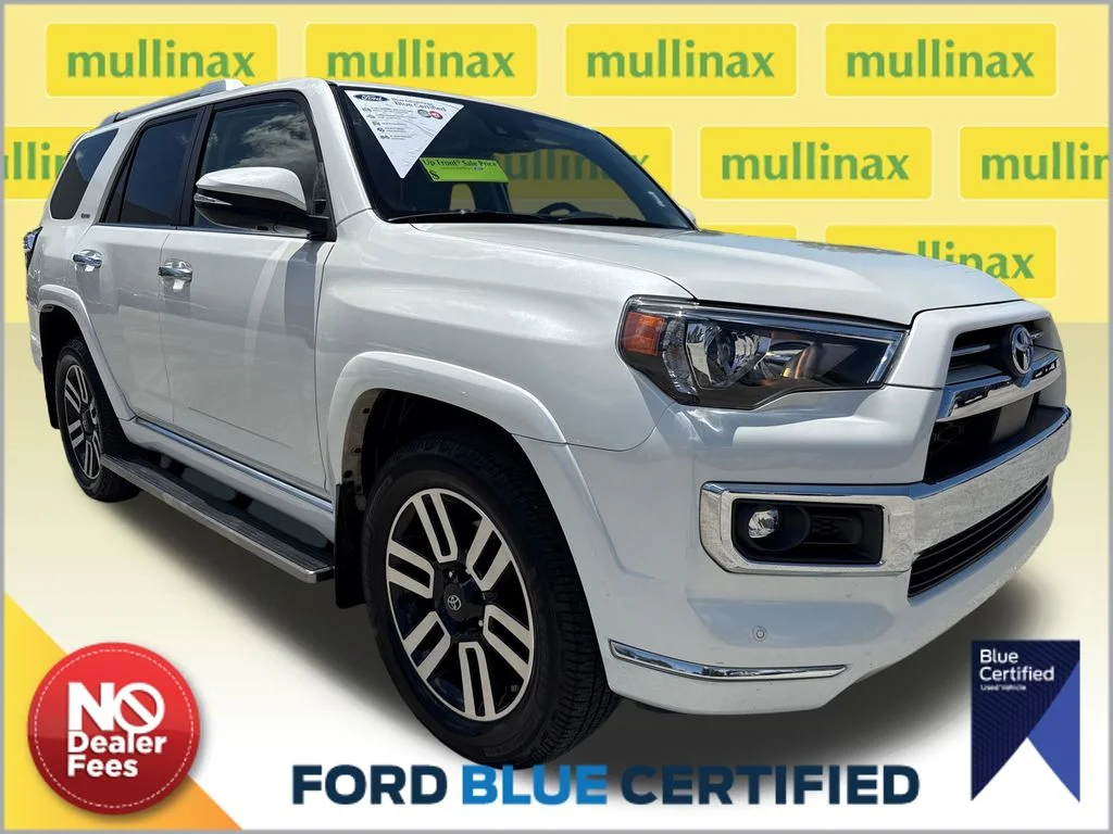 Certified Used 2021 White Toyota Limited image 1