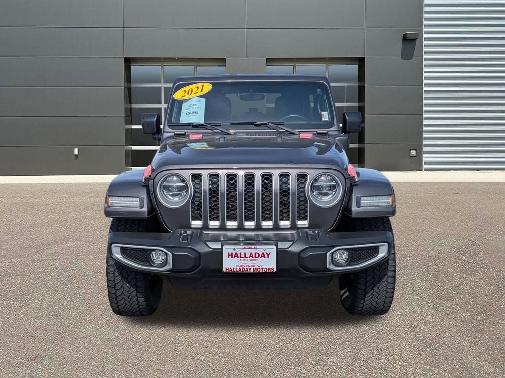 Used 2021 Jeep Wrangler Unlimited Sahara 4XE with VIN 1C4JJXP65MW807752 for sale in Cheyenne, WY