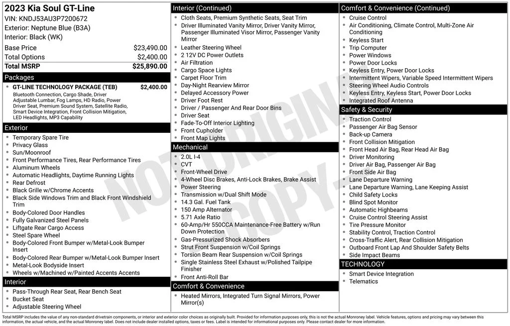 Used 2023 Blue Kia GT-Line image 17