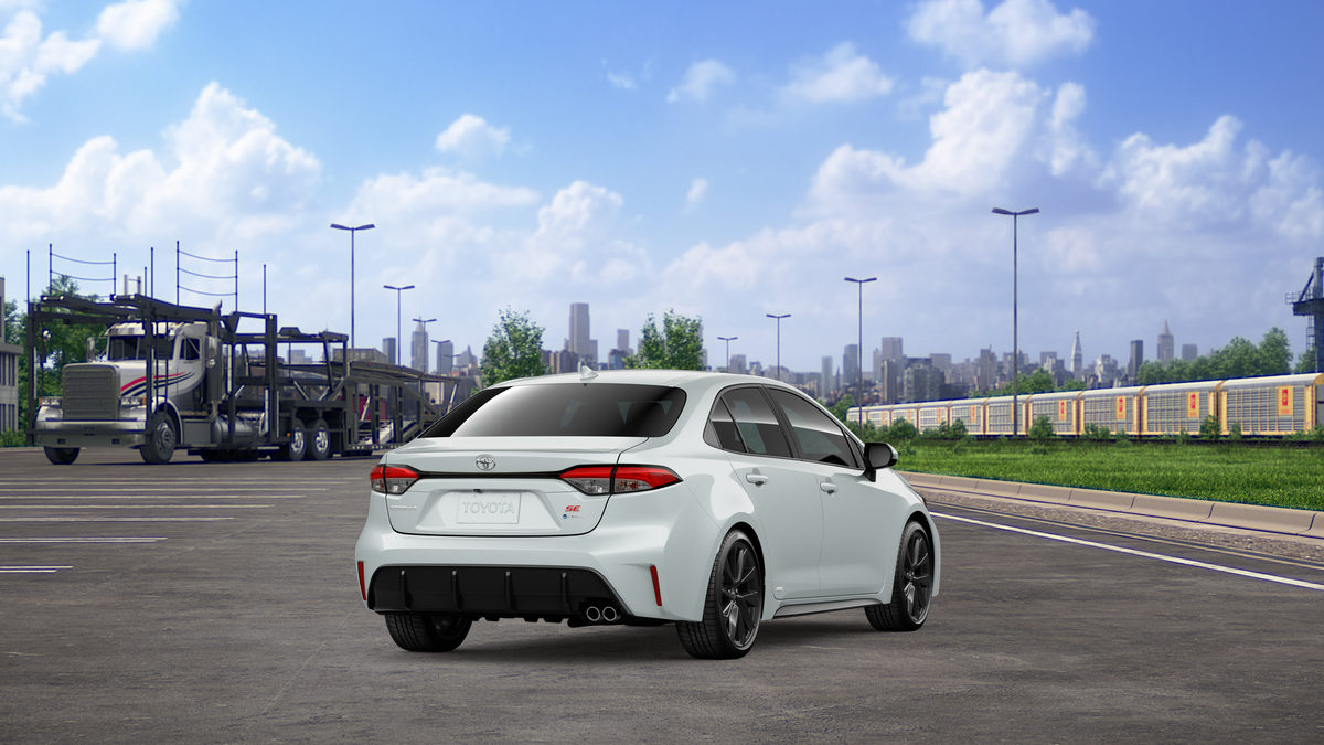 New 2026 Wind Chill Pearl Toyota Hybrid SE image 9