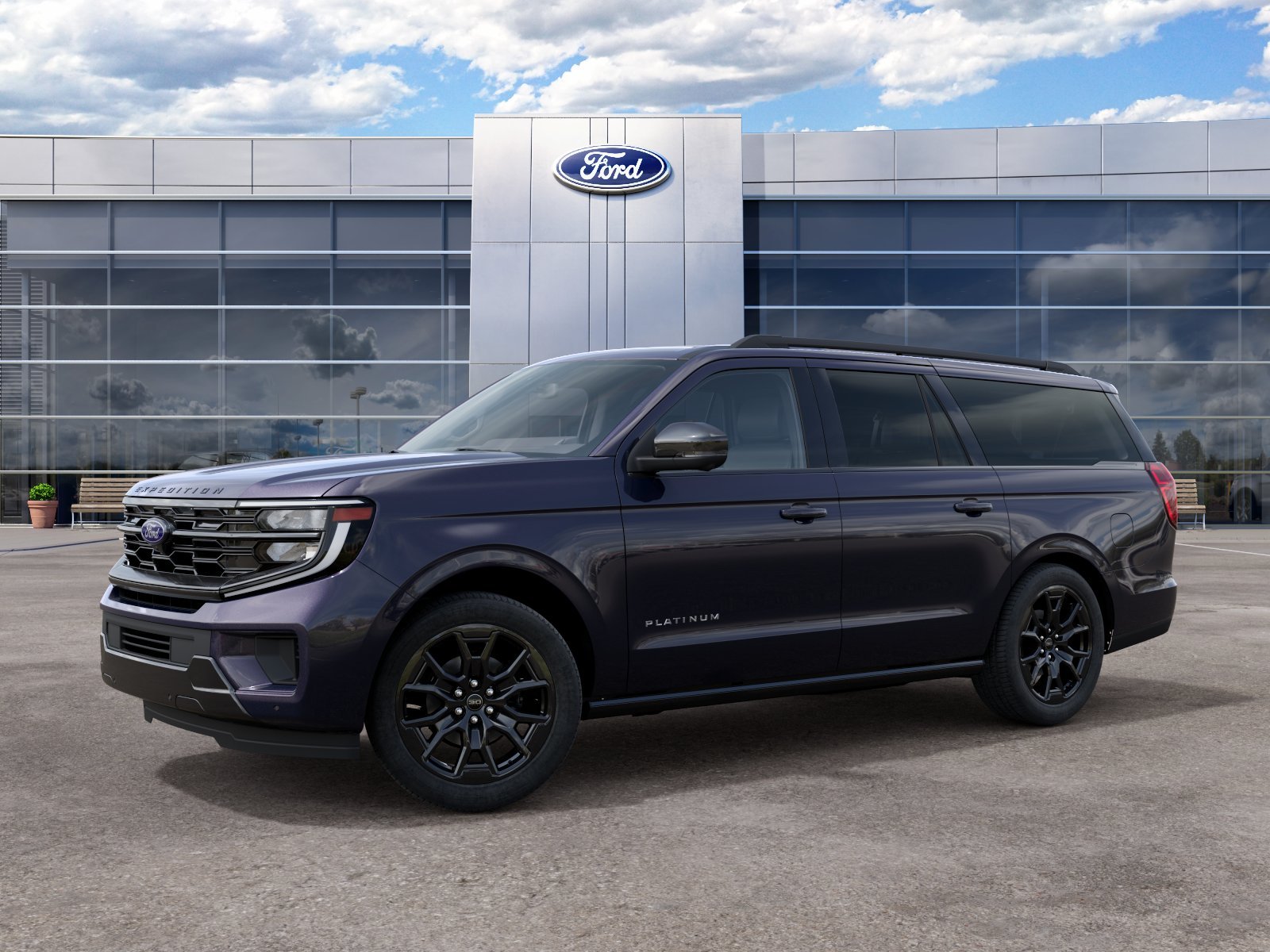 New 2027 Blue Ember Metallic Ford Platinum image 2