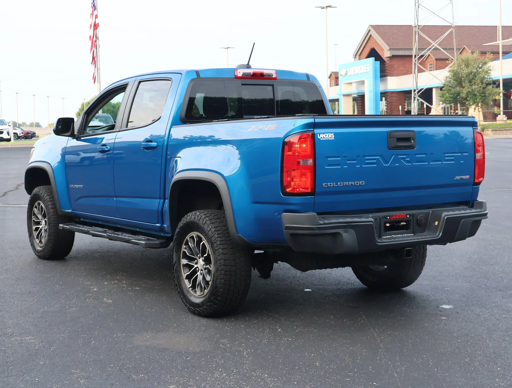 Used 2022 Bright Blue Metallic Chevrolet 4WD ZR2 image 7