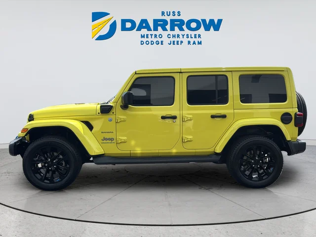Used 2023 Yellow Jeep Sahara 4xe image 2